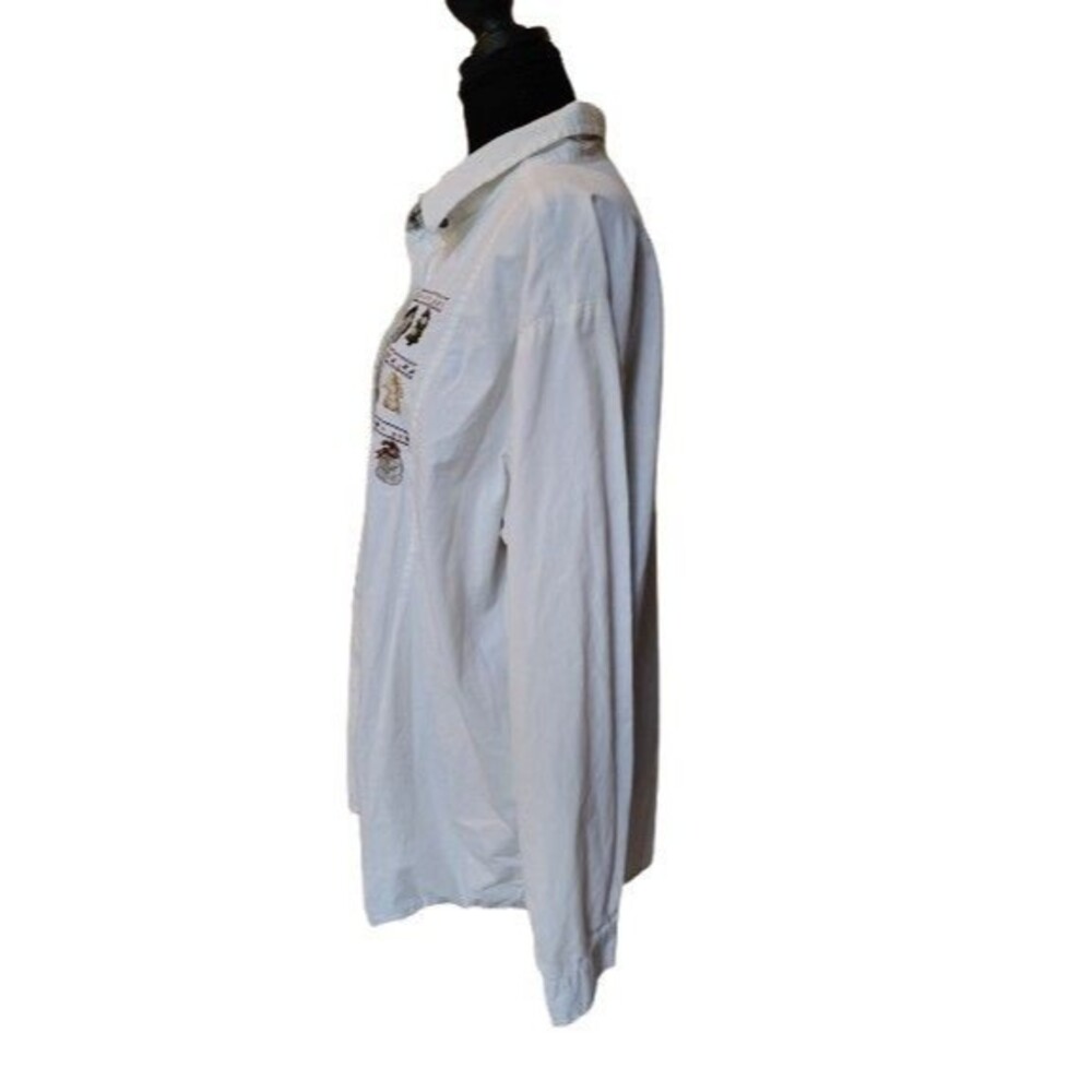Vintage Woolrich Christmas Holiday Embroidered Button-Down Shirt Women's Large L - Picture 2 of 13
